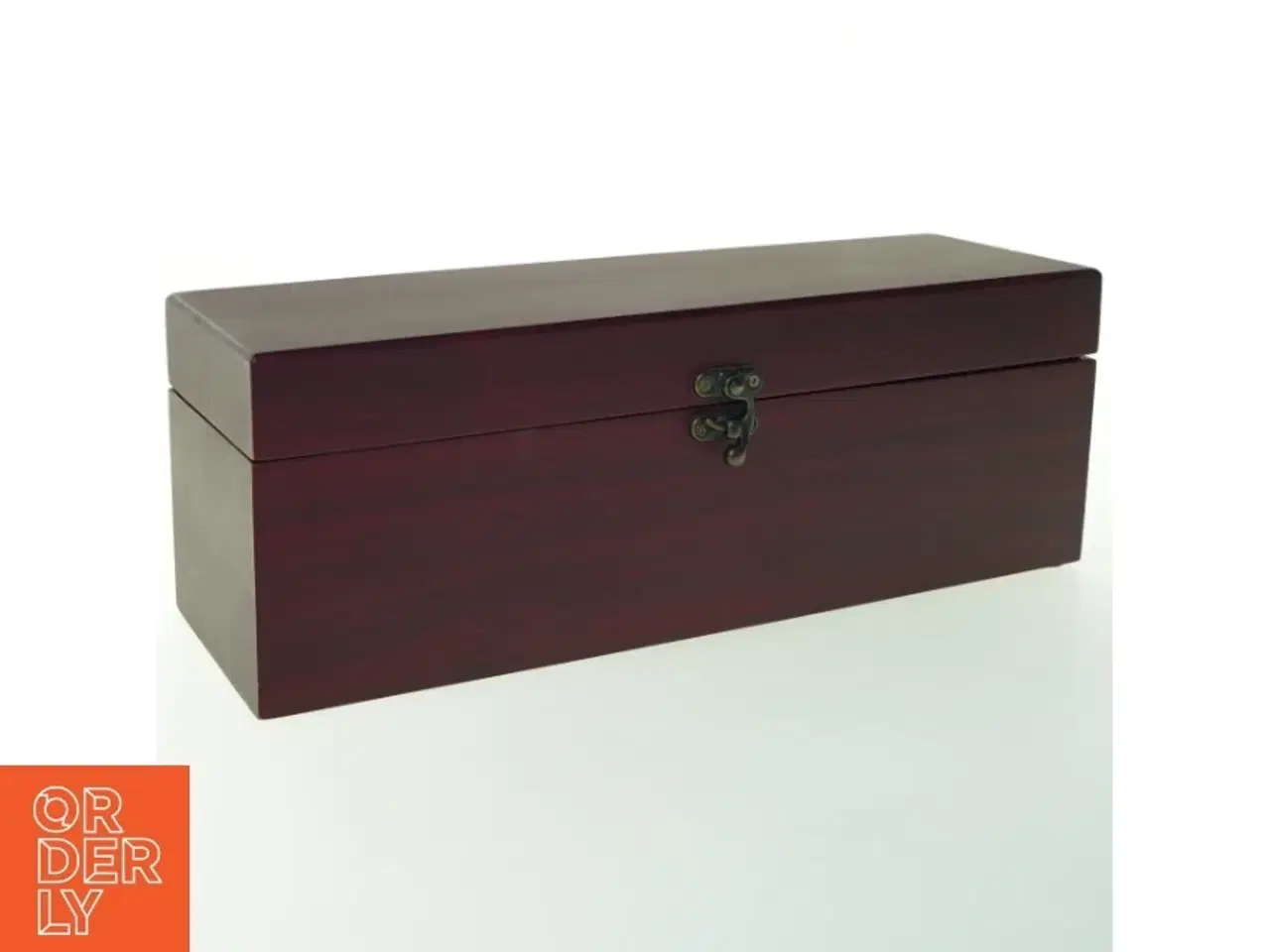 Billede 3 - Vinflaske med trækasse (str. 36x13 cm)