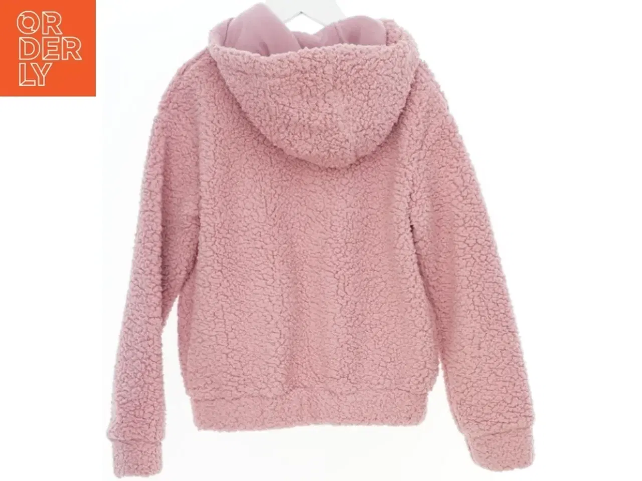 Billede 2 - Lyserød fleecejakke med hætte fra Baard Angels (str. 128)