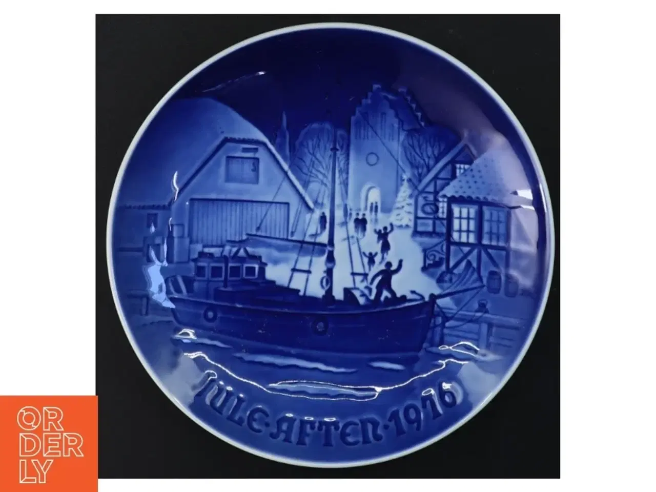 Billede 1 - Juleaften platte 1976 fra B&G (str. Ø 18 cm)