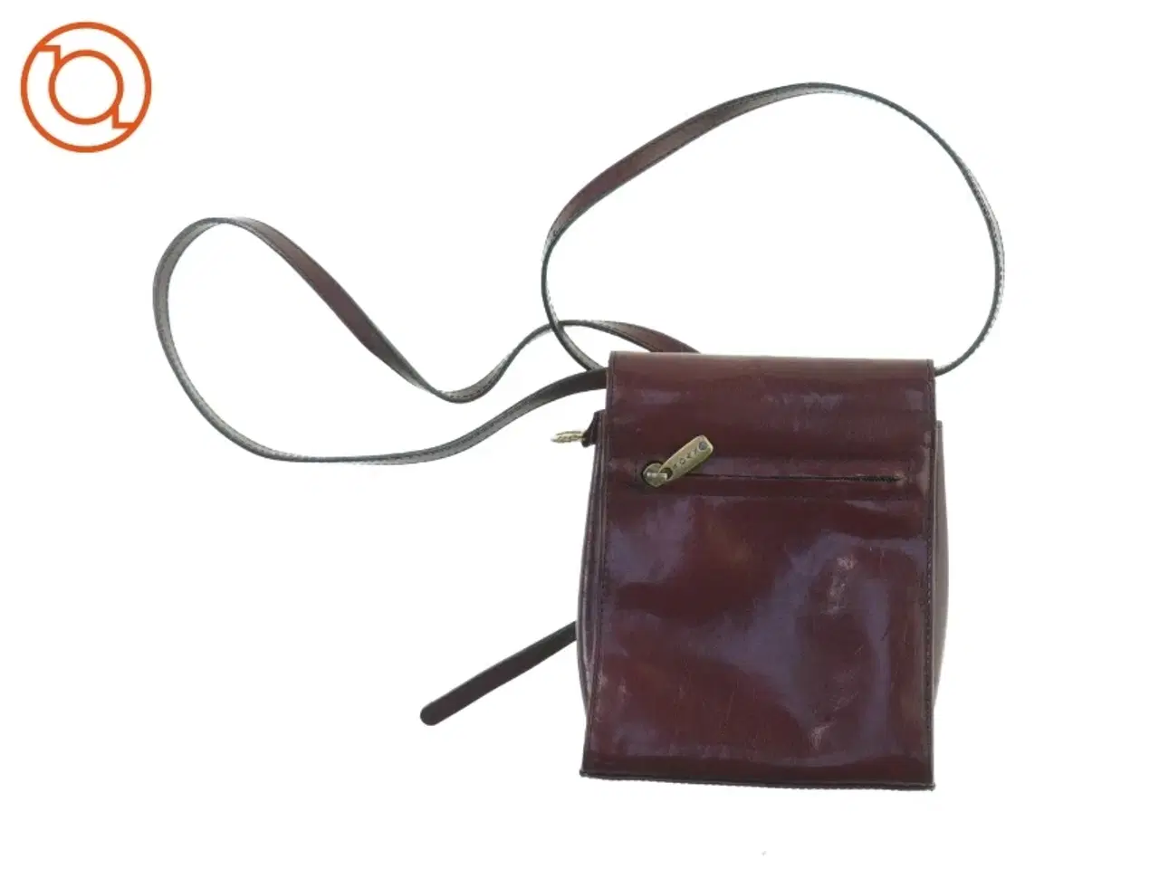 Billede 2 - Vintage Læder Skulder Crossbody taske fra Adax (str. 20 x 18 cm)