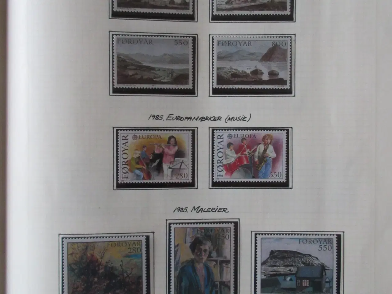 Billede 13 - Færøerne start samling postfriske frimærker