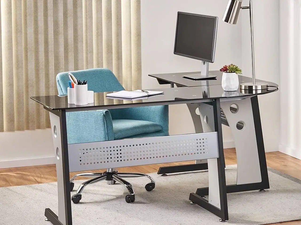 Billede 8 - Glas computer/skrivebord