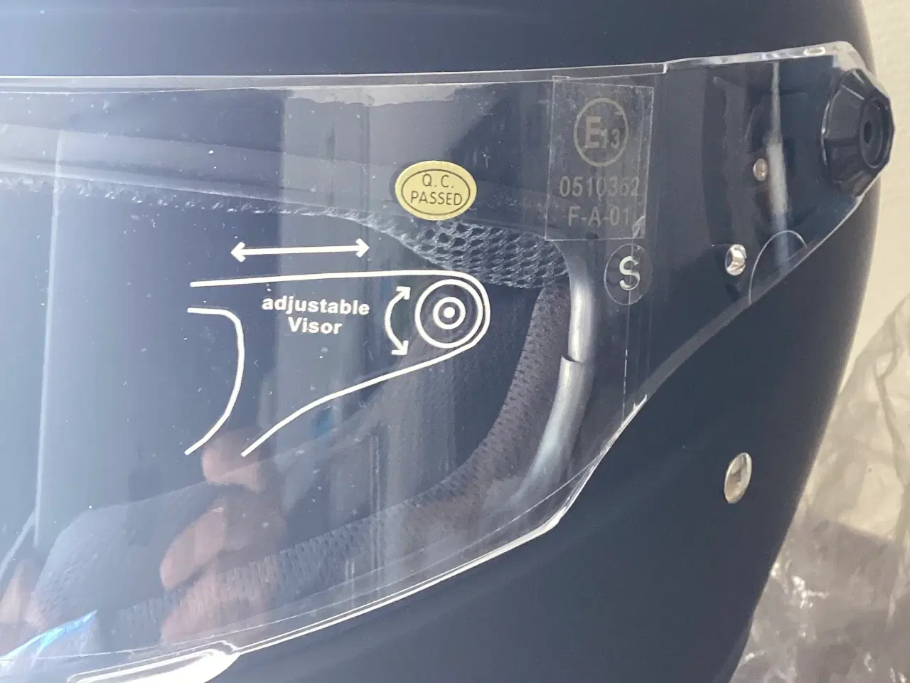 Billede 3 - Bandit Fighter hjelm