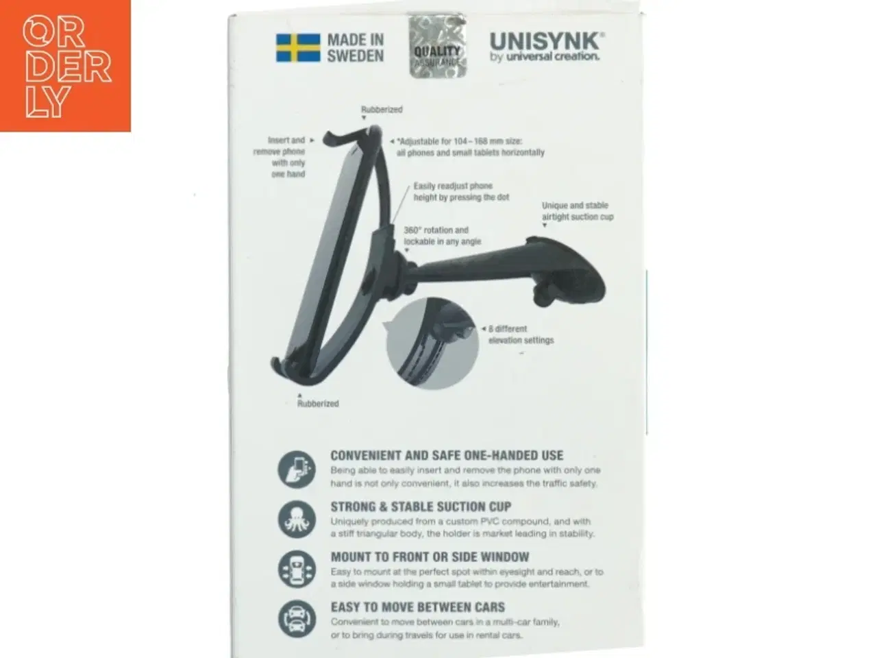 Billede 3 - Bilholder til smartphone fra UNISYNK