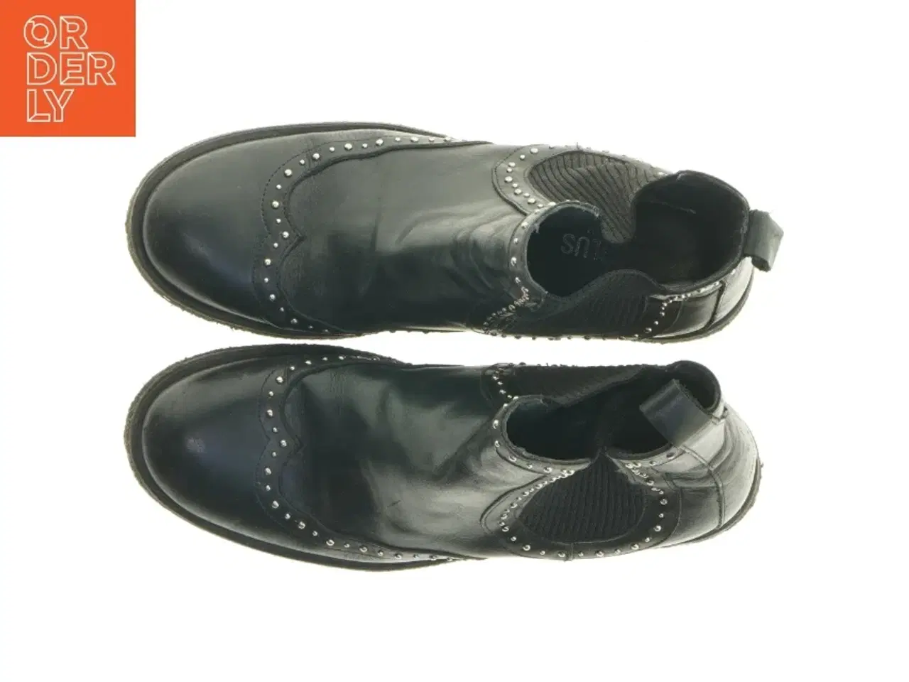 Billede 5 - Sorte Angulus ankelstøvler med nitter (str. 38 )