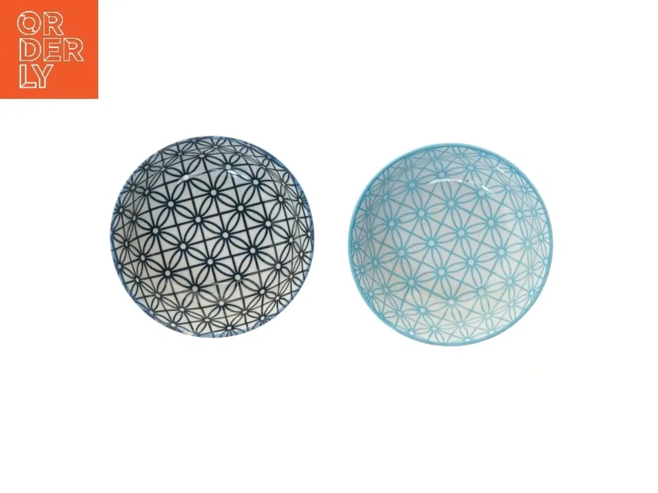 Billede 2 - Sæt af 2 skåle med mønster (str. 2 stk Ø 12 cm)