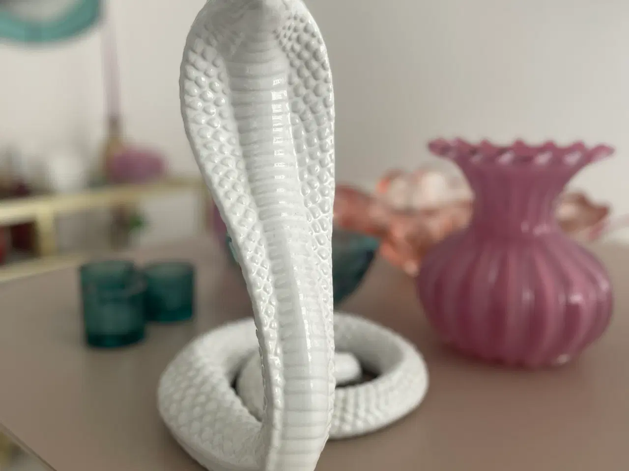 Billede 1 - Vintage Tomasso Barbi cobra i keramik.