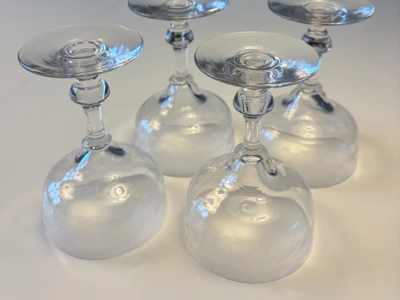 Billede 4 - Champagneskåle - 4 krystal med guillochinering 