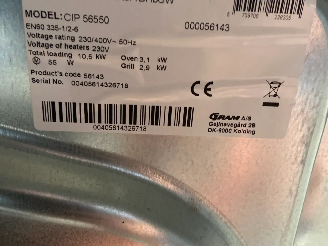 Billede 2 - Gram Induktions komfur 