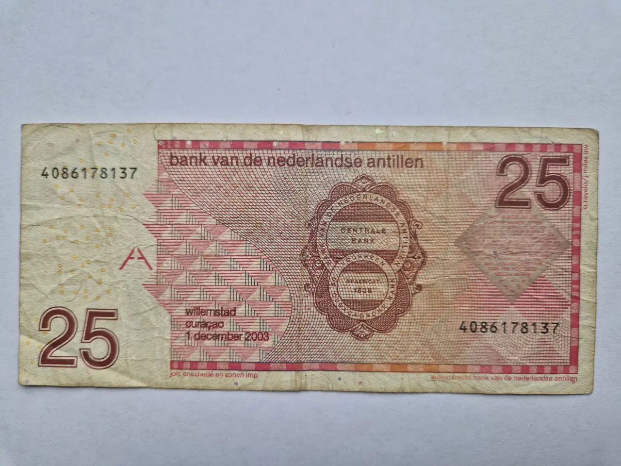 Billede 2 - 25 Gulden Netherlands Antilles