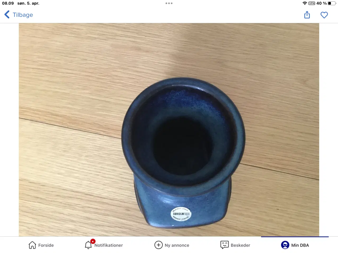 Billede 3 - Søholm vase