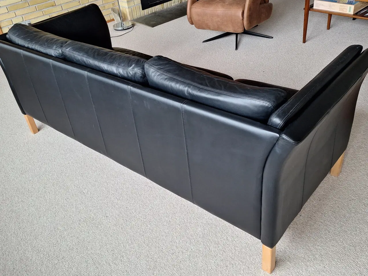 Billede 2 - Sort skind, model Skalma Prato (dansk produceret)