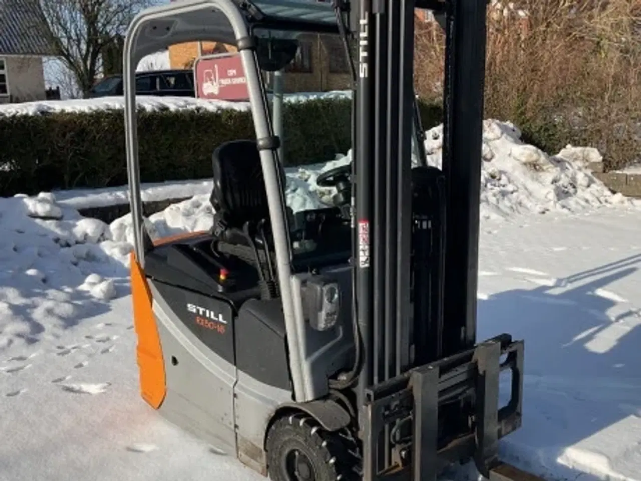 Billede 8 - Still 1600KG Eltruck 2019 Kun 2000 TIMER Triplexmast Sideskift Den er som ny