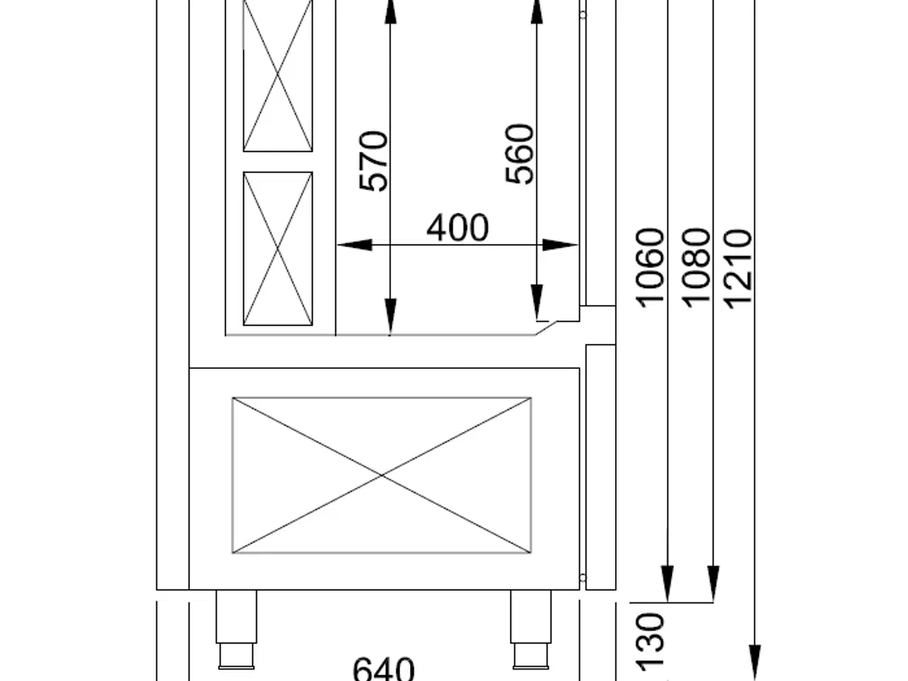 Billede 3 - Combisteel blæstkøler – PRO – 7x 1/1 GN