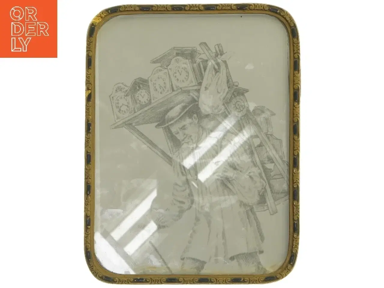 Billede 1 - Vintage billedramme (str. 25x19,5 cm)