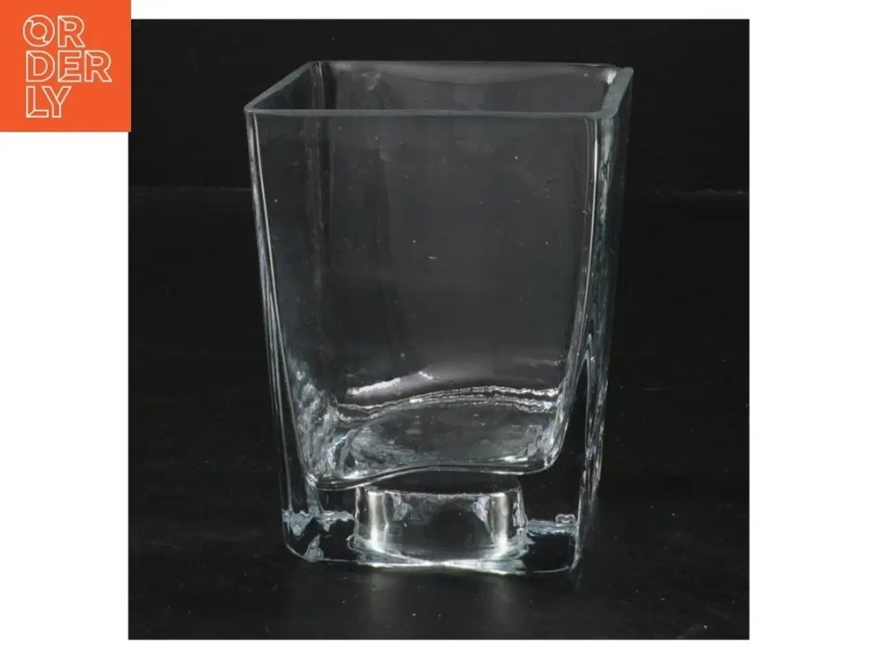 Billede 1 - Glasvase (str. 11,5x9 cm)