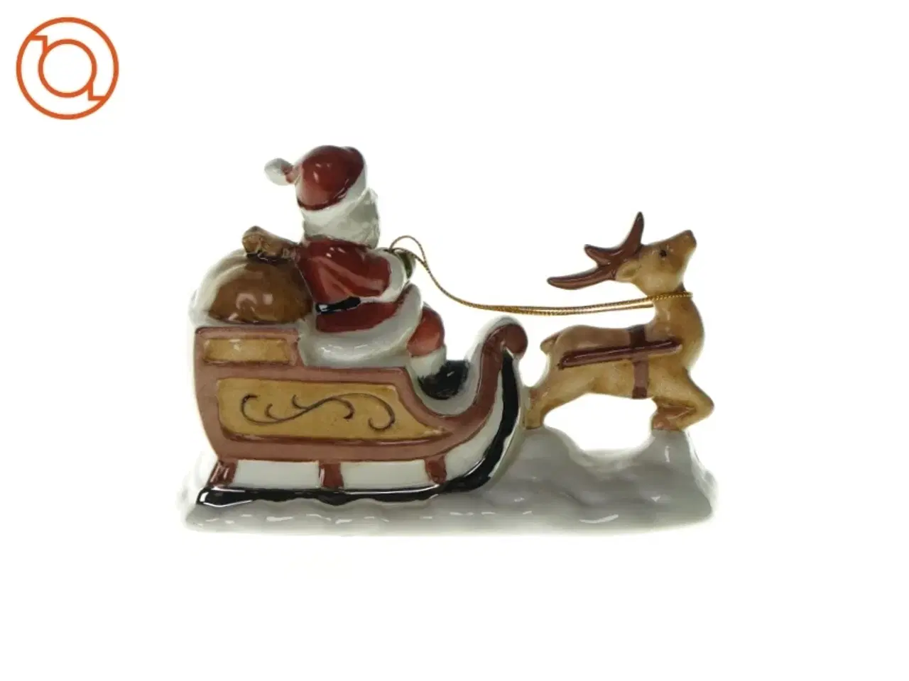 Billede 2 - Dekorativ julefigur  fra Ukendt (str. LBH: 19x9x14cm)