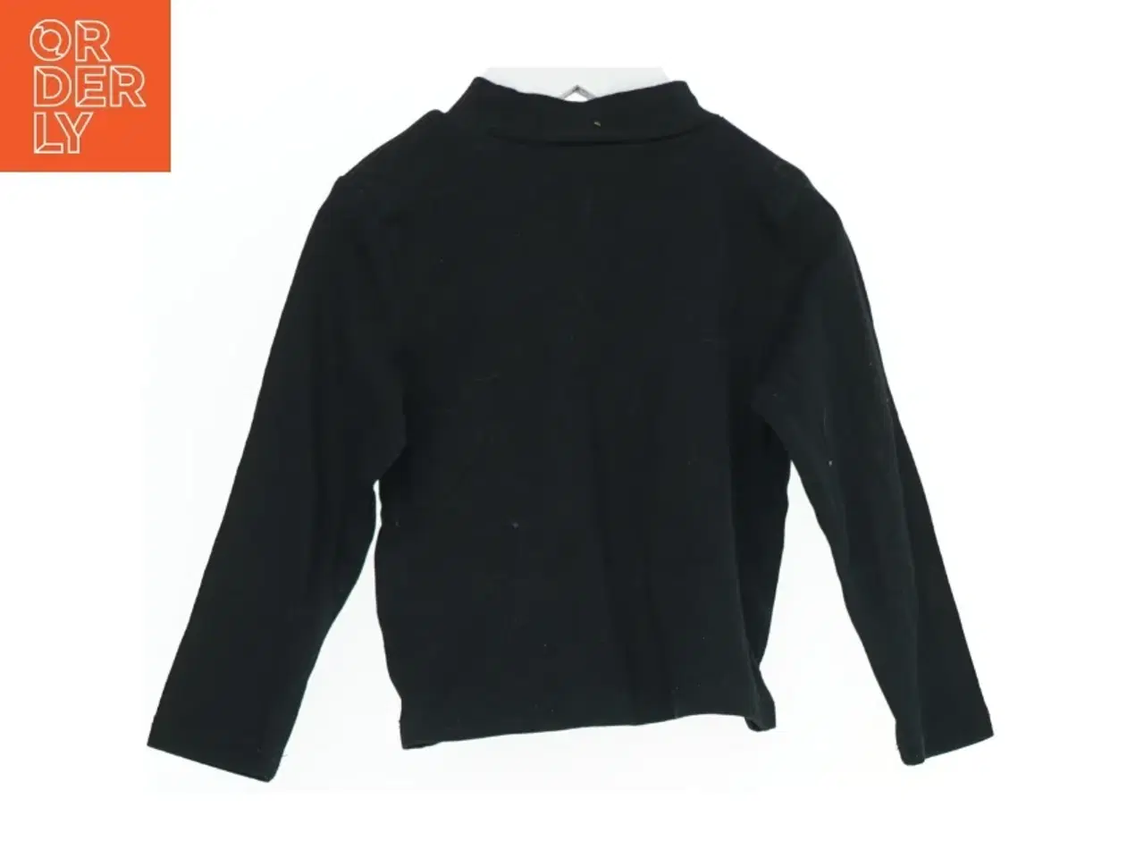 Billede 2 - Langærmet sort bluse fra H&M (str. 92)