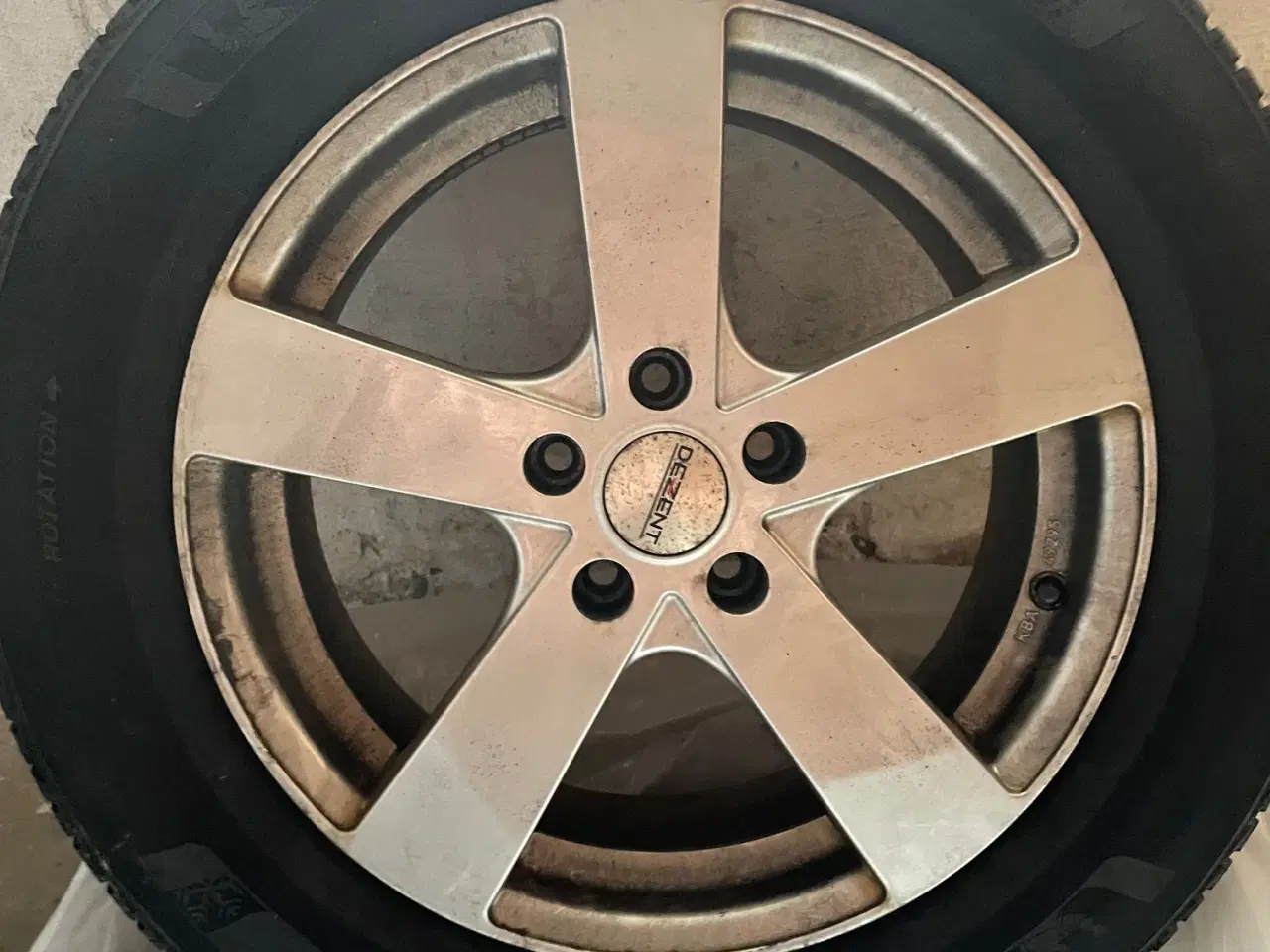 Billede 1 - 4 Michelin Alpin 17" vinterdæk på Alufælge