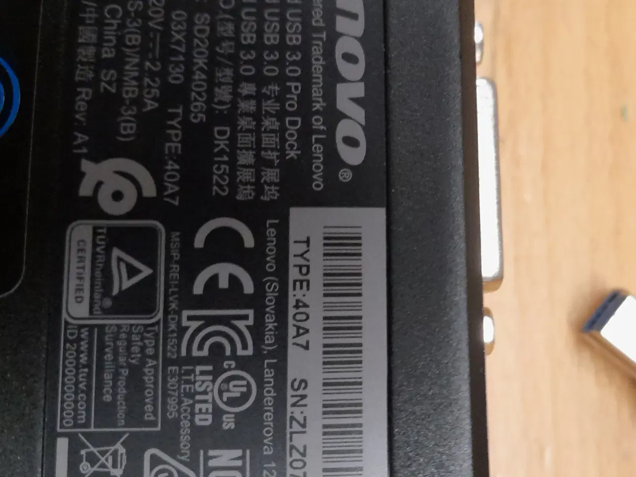 Billede 4 - Lenovo ThinkPad USB-3 Pro Dock