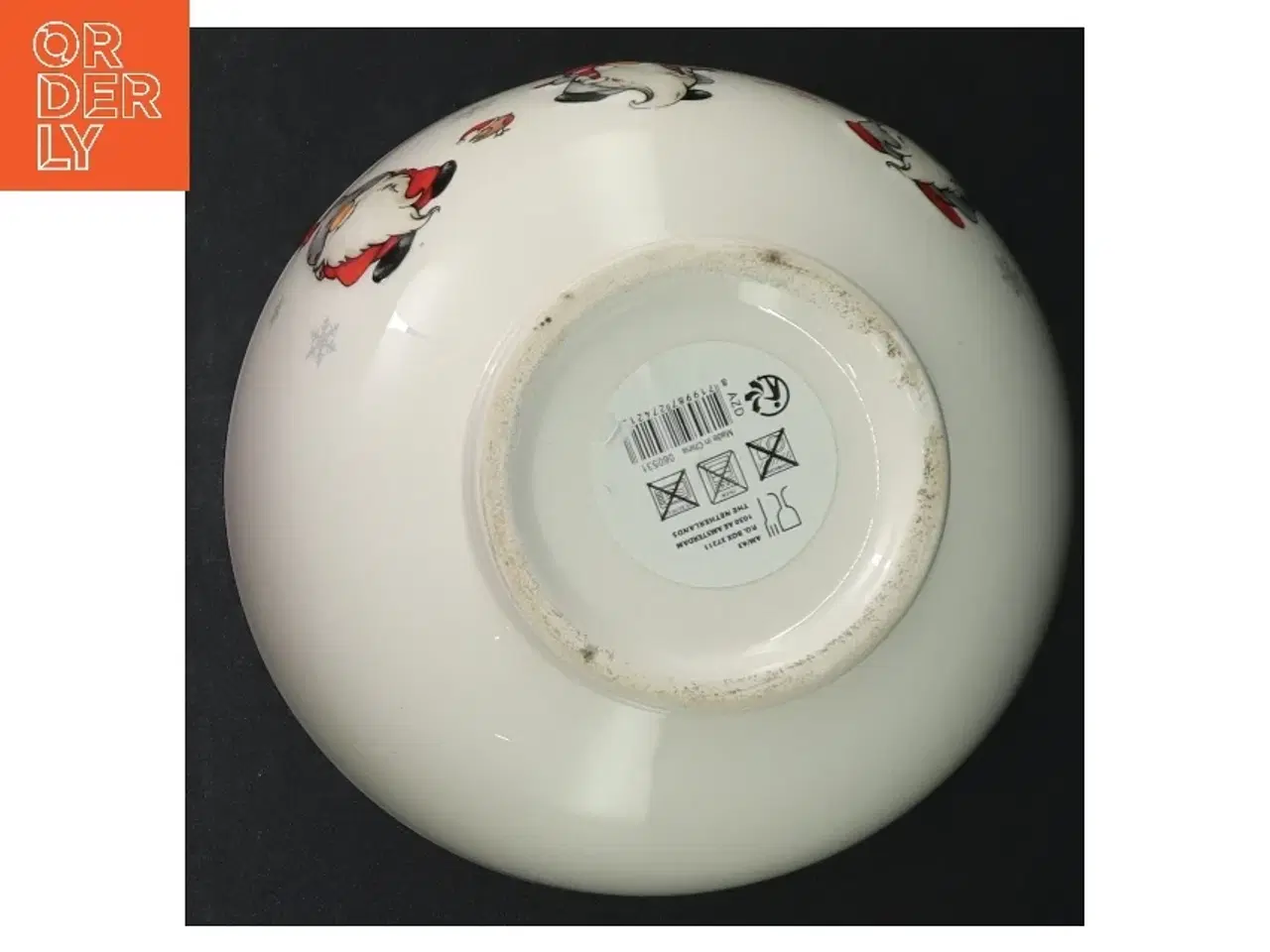 Billede 5 - Juleskål med nissedekoration