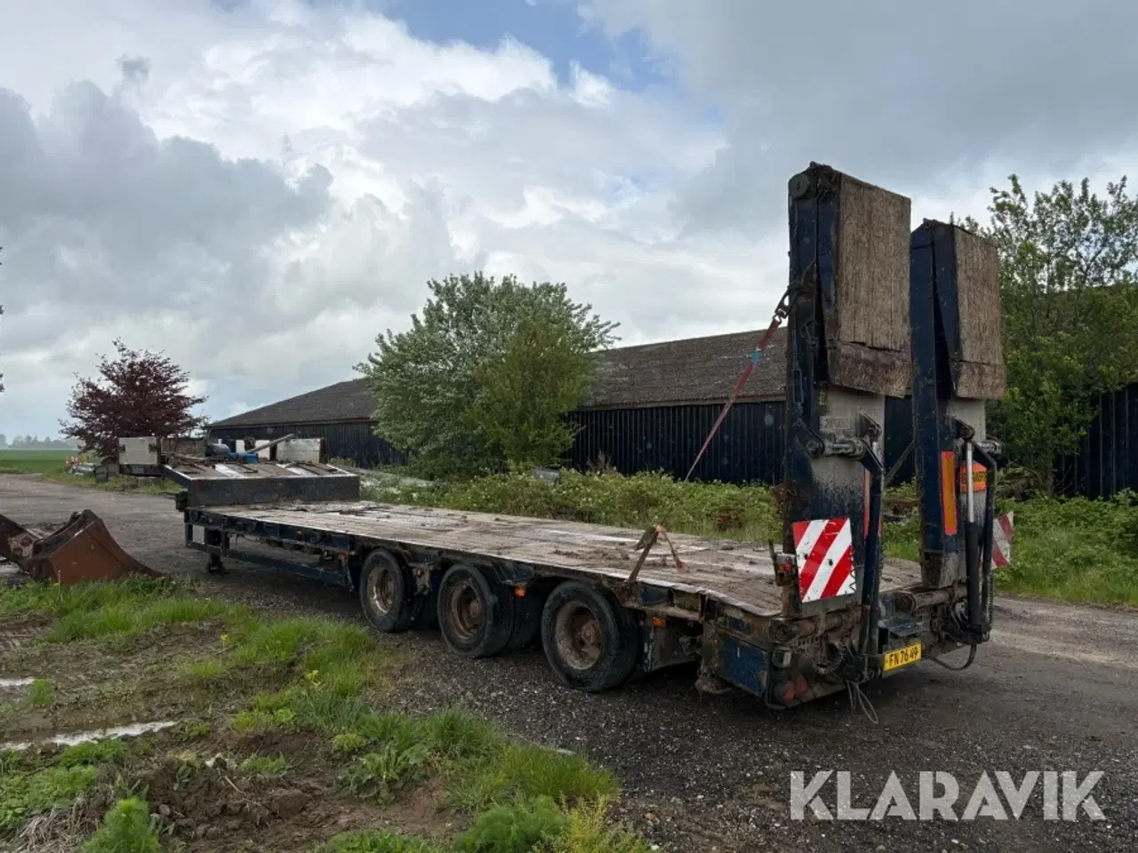 Billede 3 - Maskintrailer / lavlæsser Goldhofer STN-L 3-39/80 A