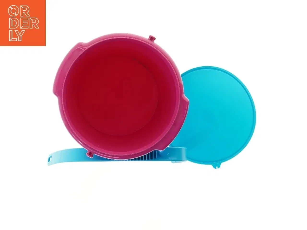 Billede 4 - Ny Tupperware spand med låg og håndtag fra Tupperware (str. Ø 23,5 cm længde 27 cm)