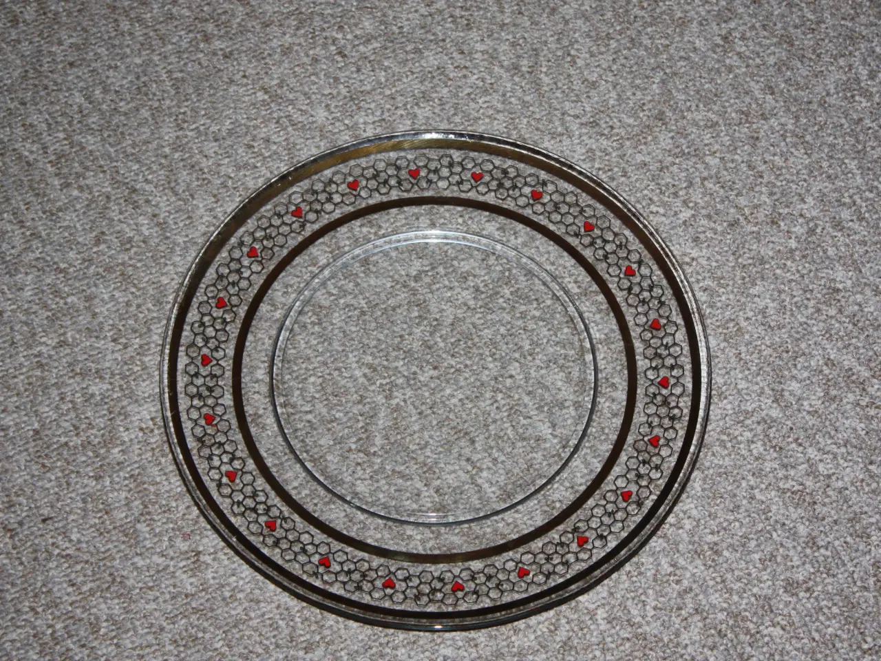 Billede 1 - Glas Fad til Jul diam. 30 cm