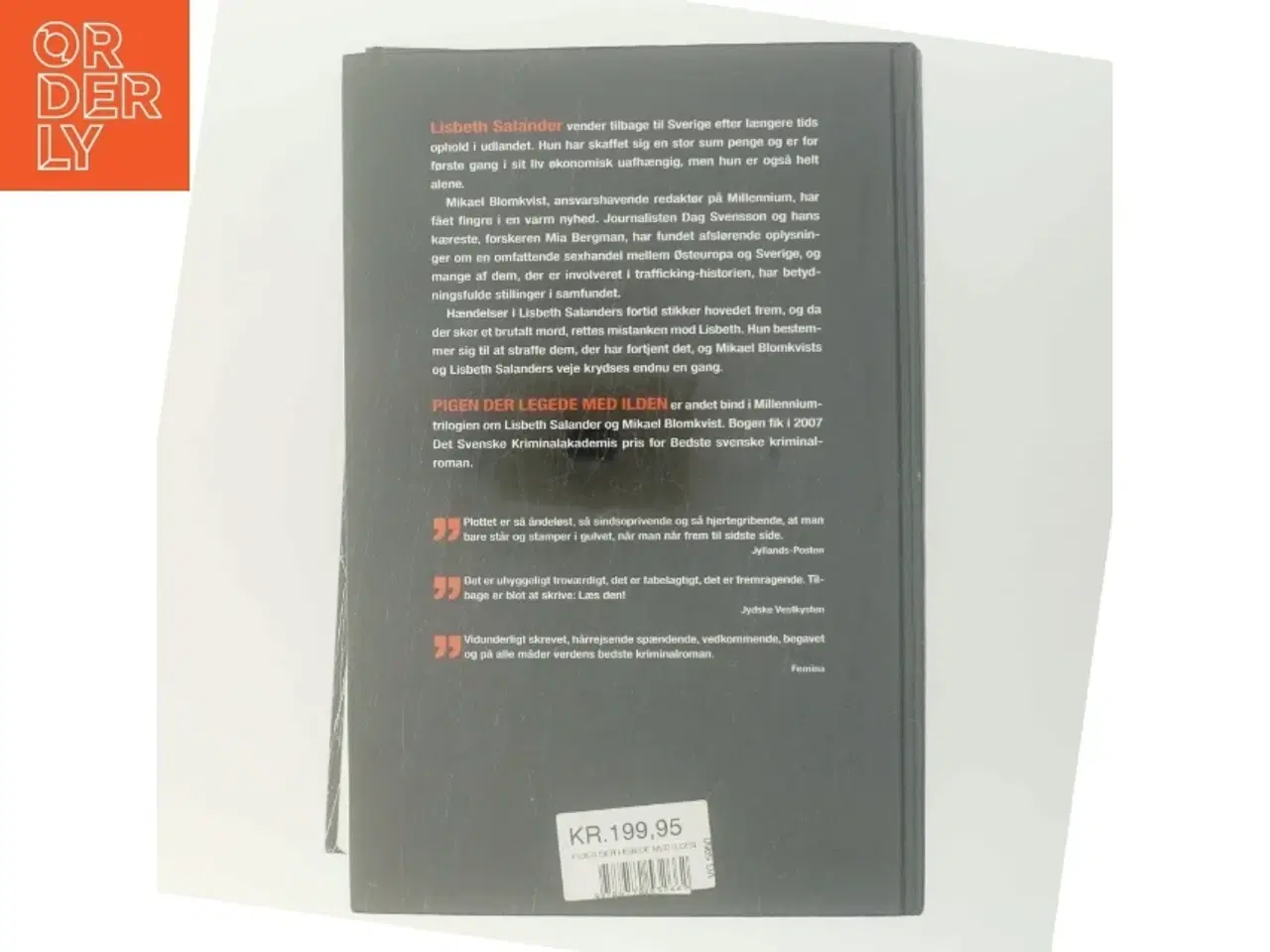 Billede 3 - Pigen der legede med ilden af Stieg Larsson (Bog)