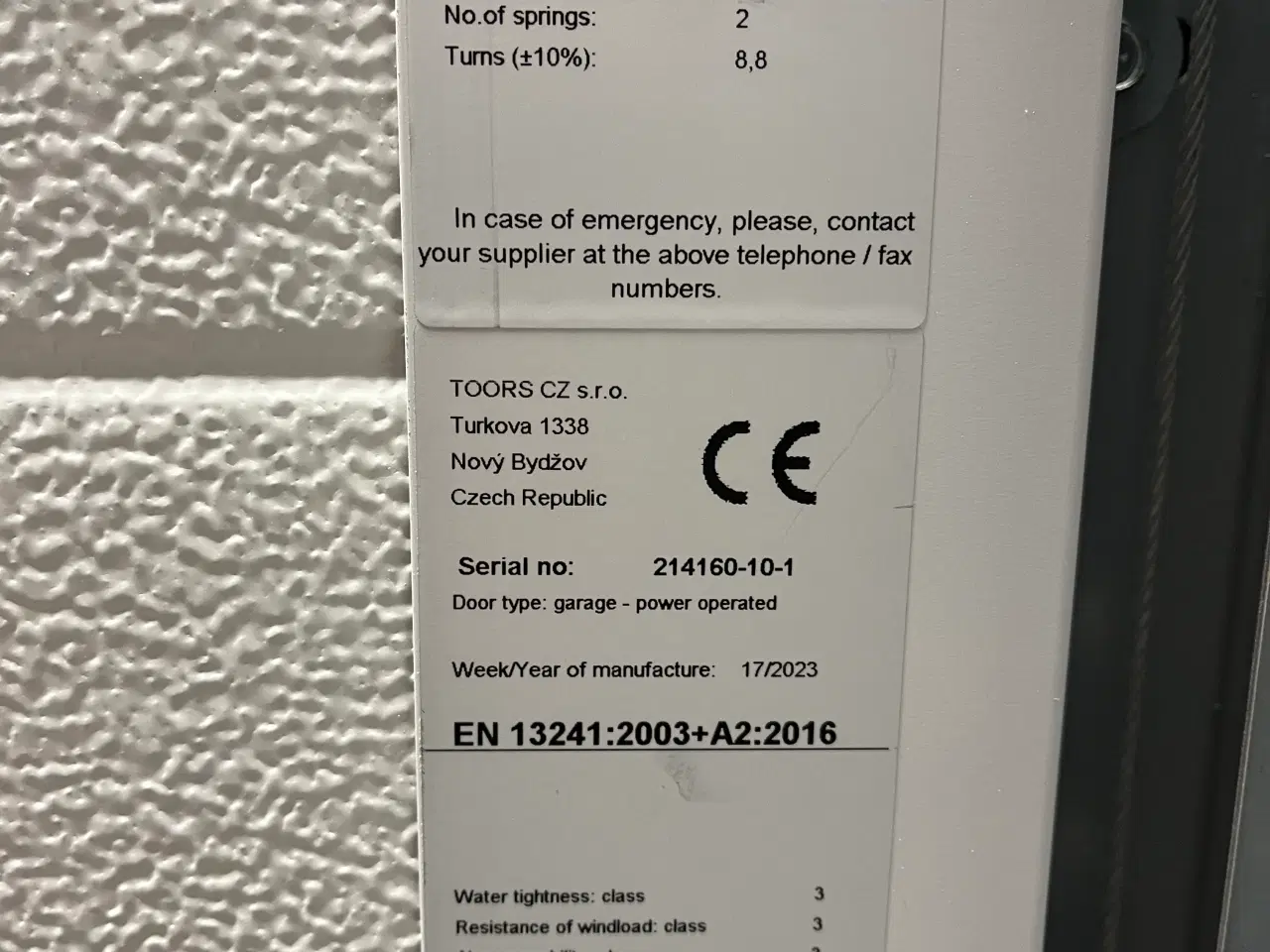 Billede 4 - Garageport Ledhejse port