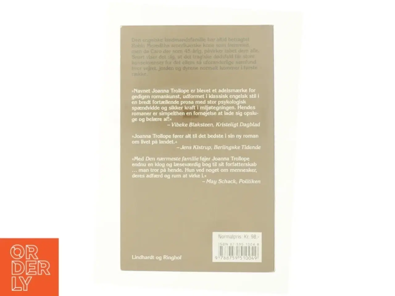 Billede 2 - Den nærmeste familie af Joanna Trollope (Bog)