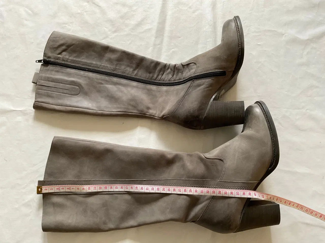 Billede 2 - Kier grå leather støvler