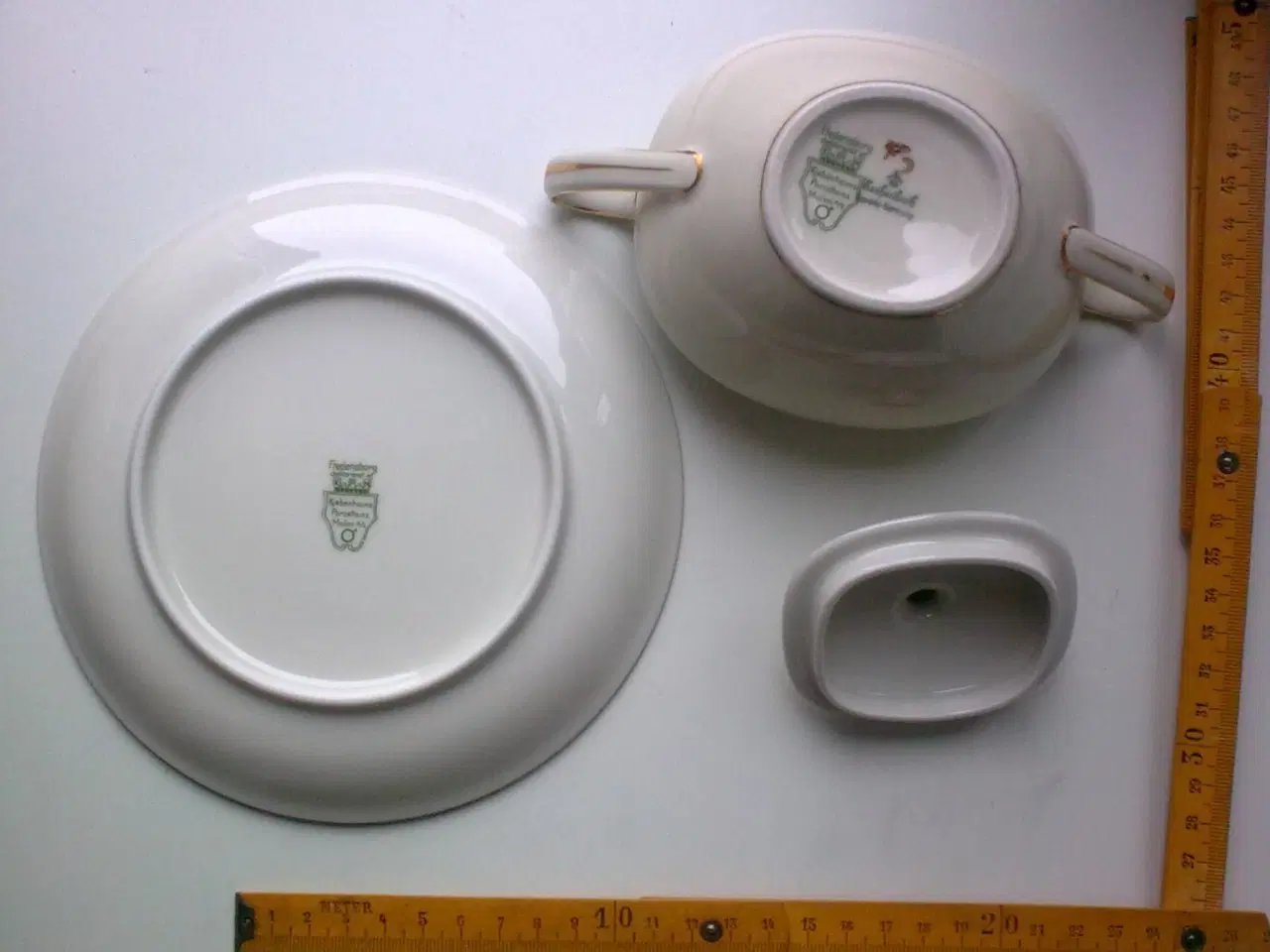 Billede 6 - Fredensborg lyseblå kongelig konfirmation m guld