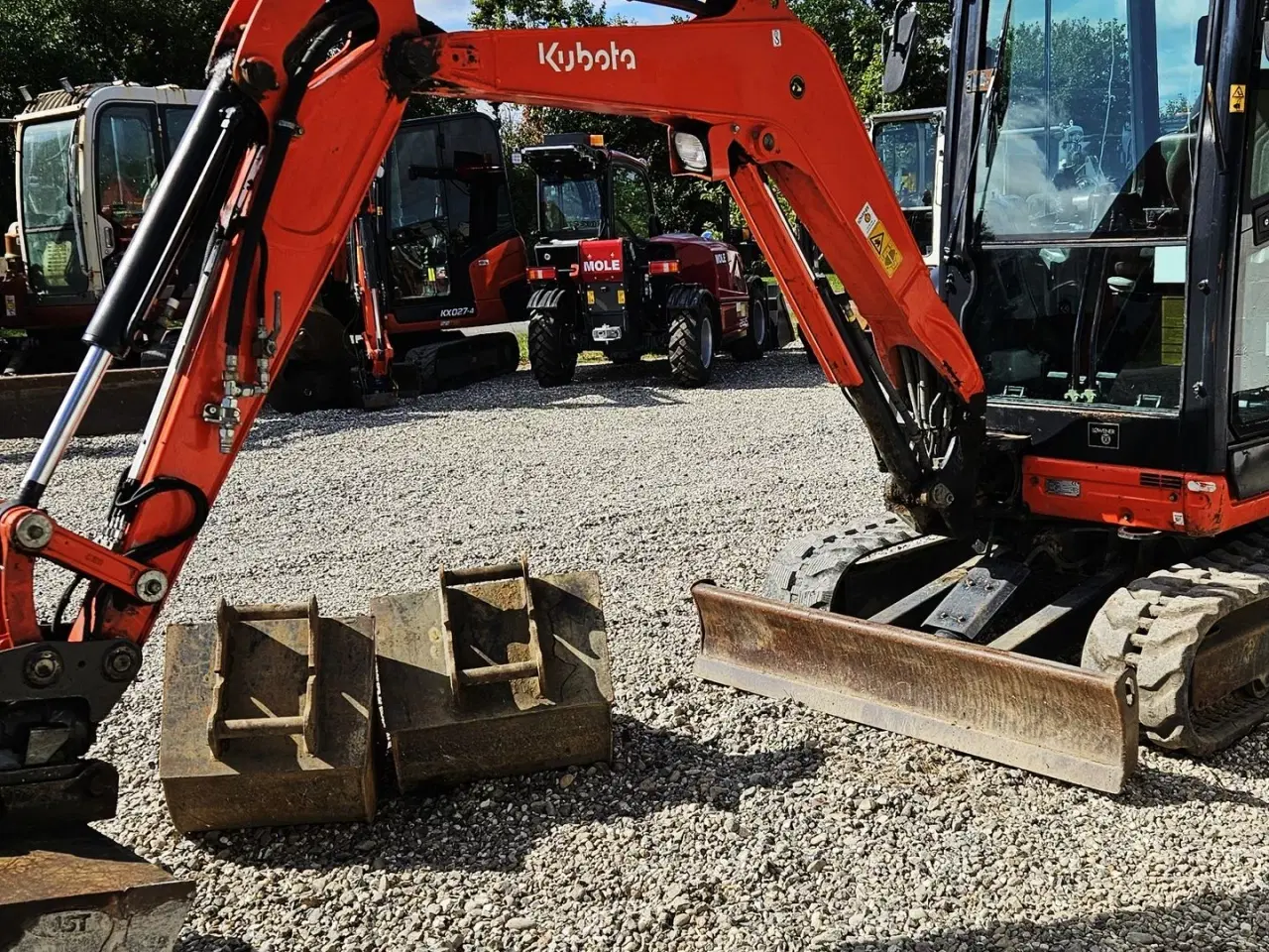 Billede 5 - Kubota U 27-4 / powertilt / skovlsæt / 3800 timer