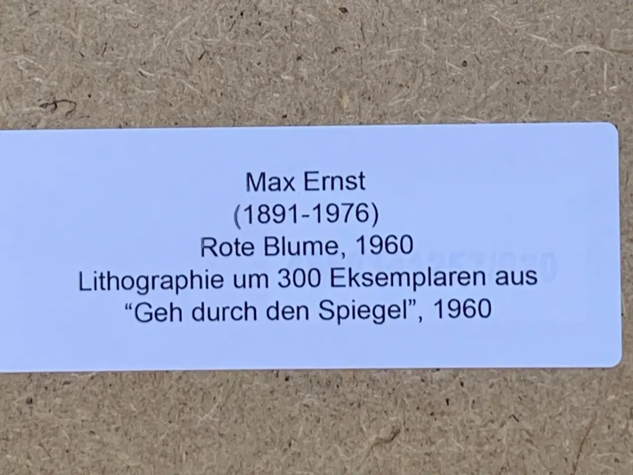 Billede 3 - Max Ernst: Rød blomst