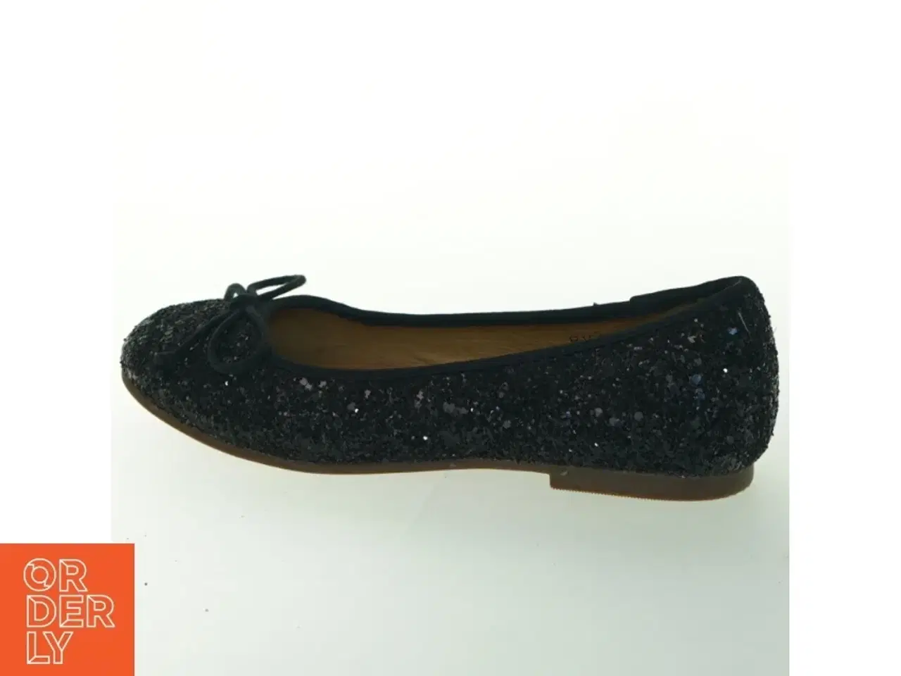 Billede 1 - Glitrende sorte ballerina sko fra Petit (str. 32 )