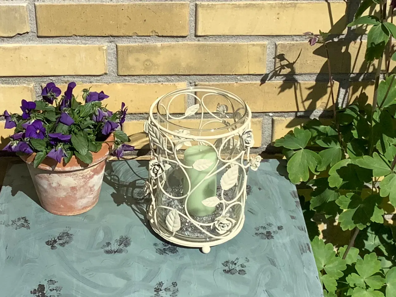 Billede 1 - Vintage hurricane med lys