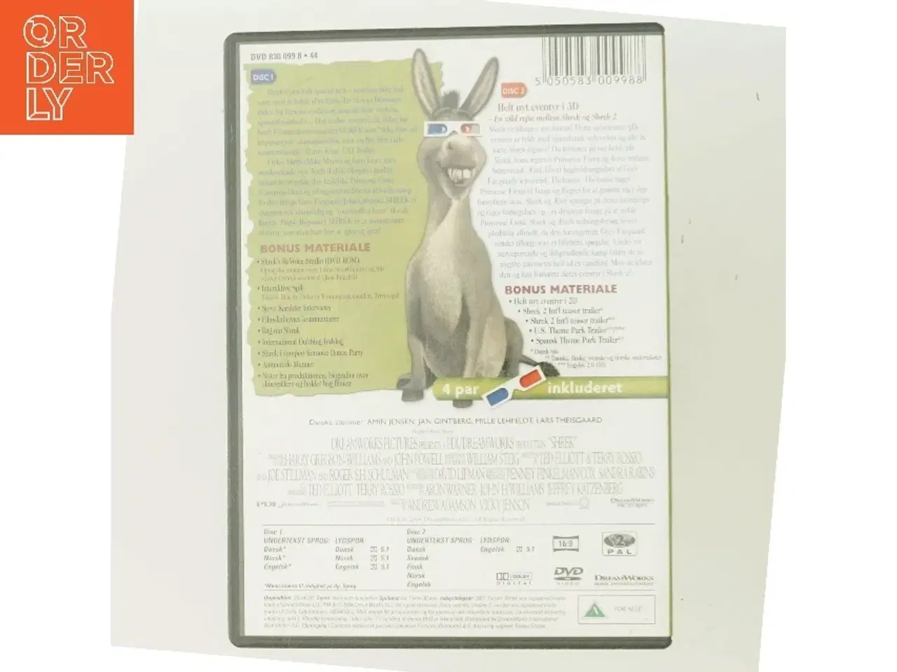 Billede 3 - Shrek + 3D: Shreks nye bedrifter med Amin Jensen (DVD)