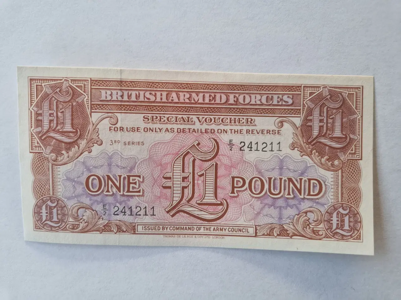 Billede 1 - 1 Pound - British Armed Forces