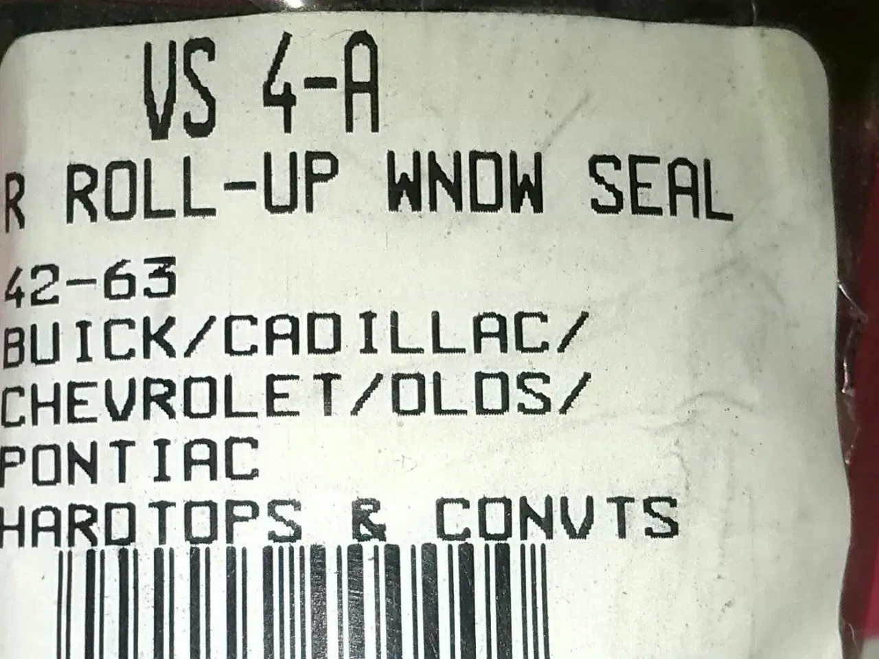 Billede 2 - Roll-up Seal GM 1942-63.