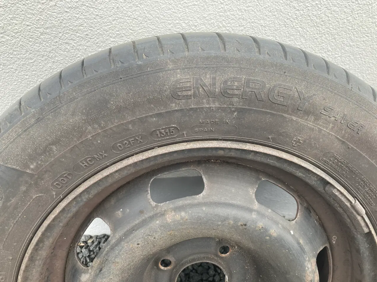 Billede 3 - Sommerdæk på stålfælge
