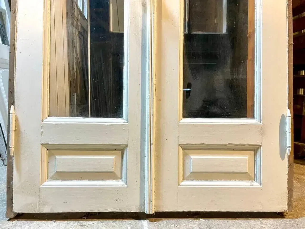 Billede 3 - Dobbelt glasdør m. trukket glas