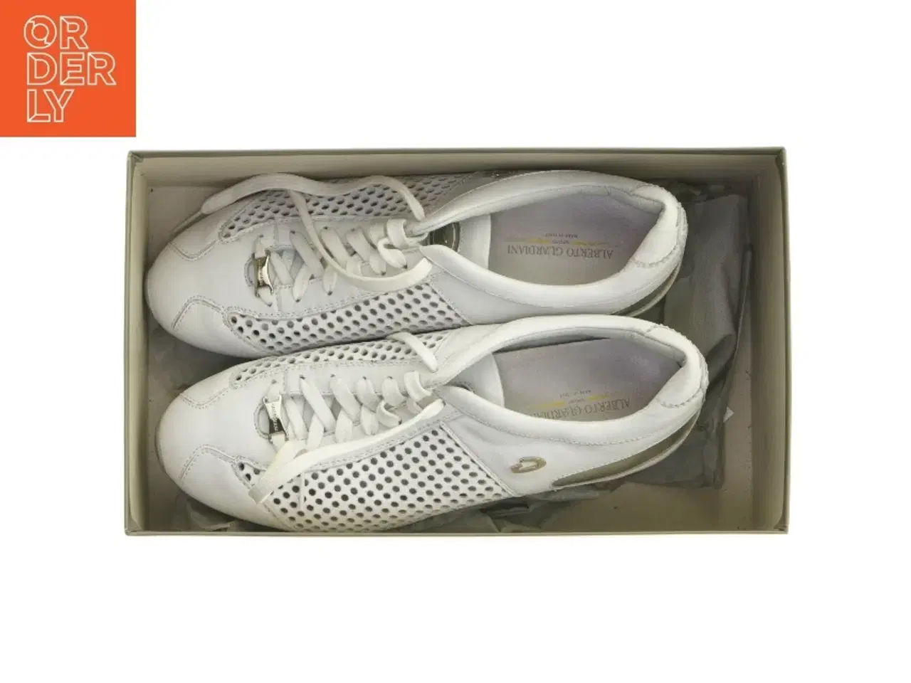 Billede 6 - Hvide læder sneakers fra Alberto Guardiani (str. 38 )