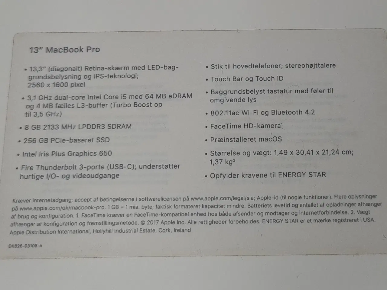 Billede 14 - MacBook Pro 13" med Touchbar 