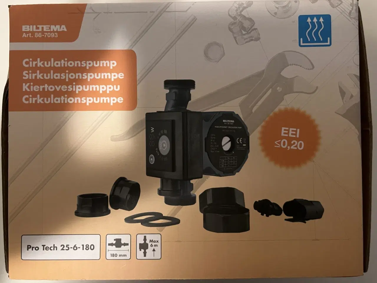 Billede 4 - Cirkulationspumpe Pro Tech 25-60-180