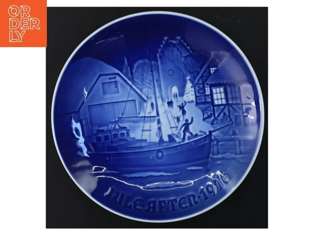 Billede 1 - Juleaften platte 1976 fra B&G (str. Ø 18 cm)