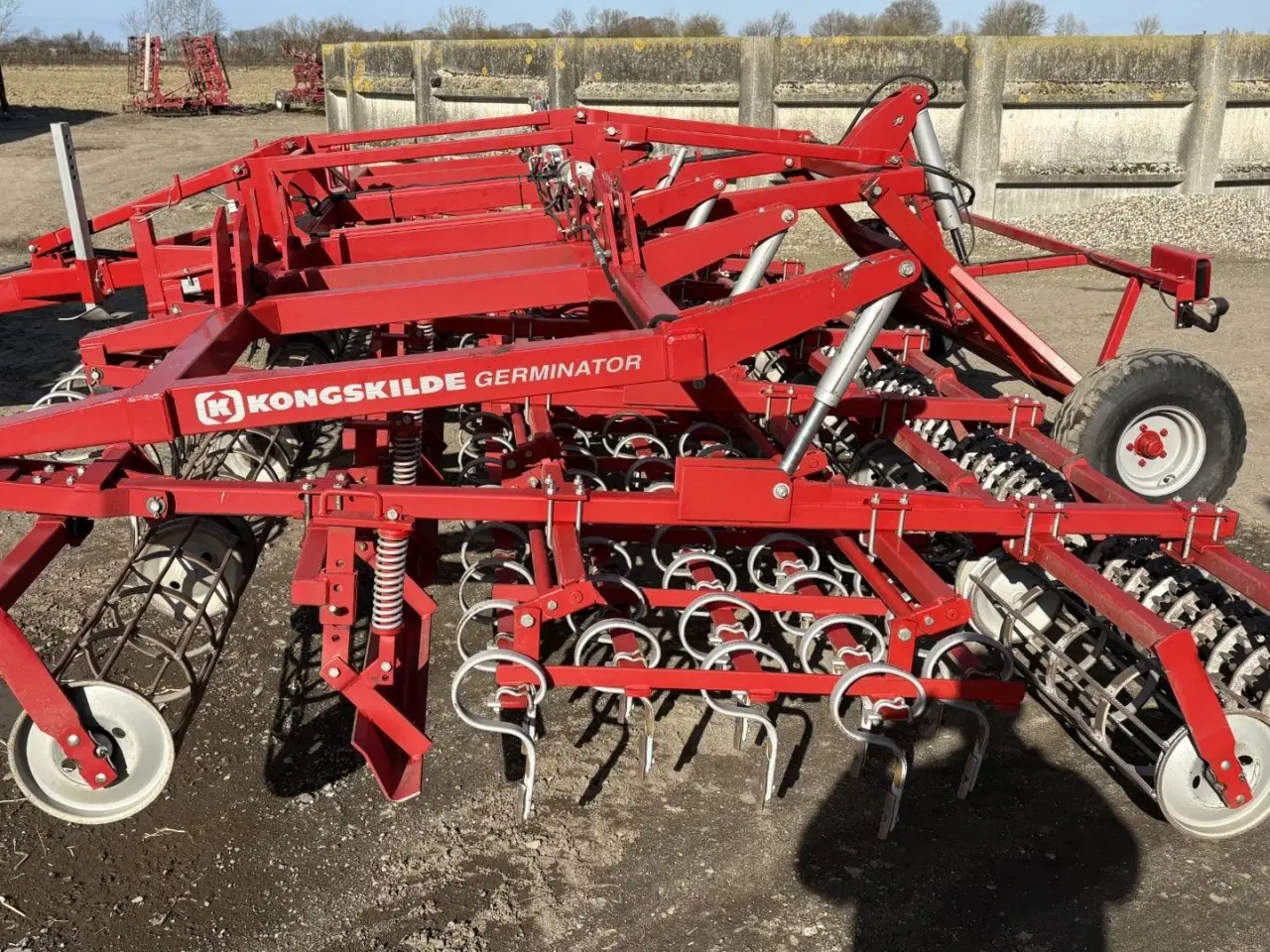 Billede 6 - Kongskilde 7 meter germinator med CROSKILL tromle bagerst. Velegnet til roer, spinat og andre speciel afgrøder.