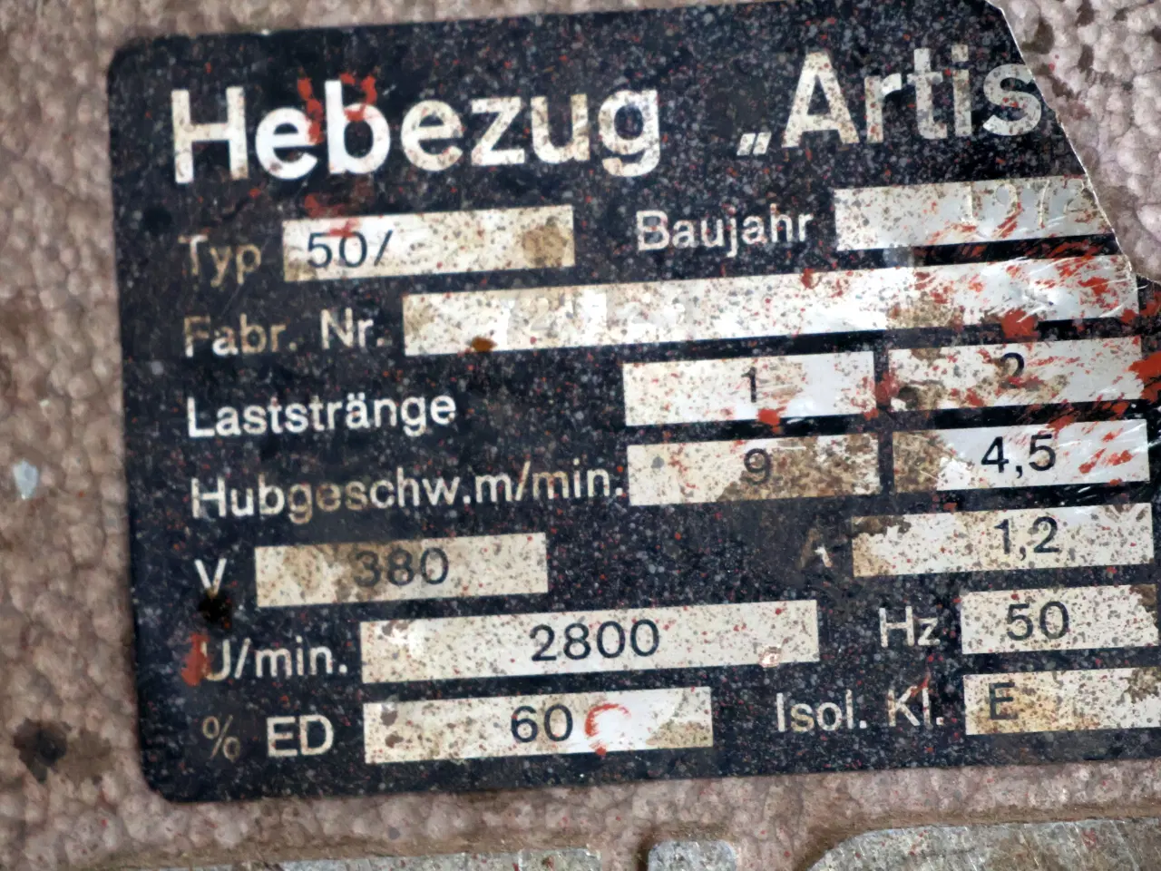 Billede 6 - GIS El-kædetalje 250/500kg m/løbekat, afprøvet. 