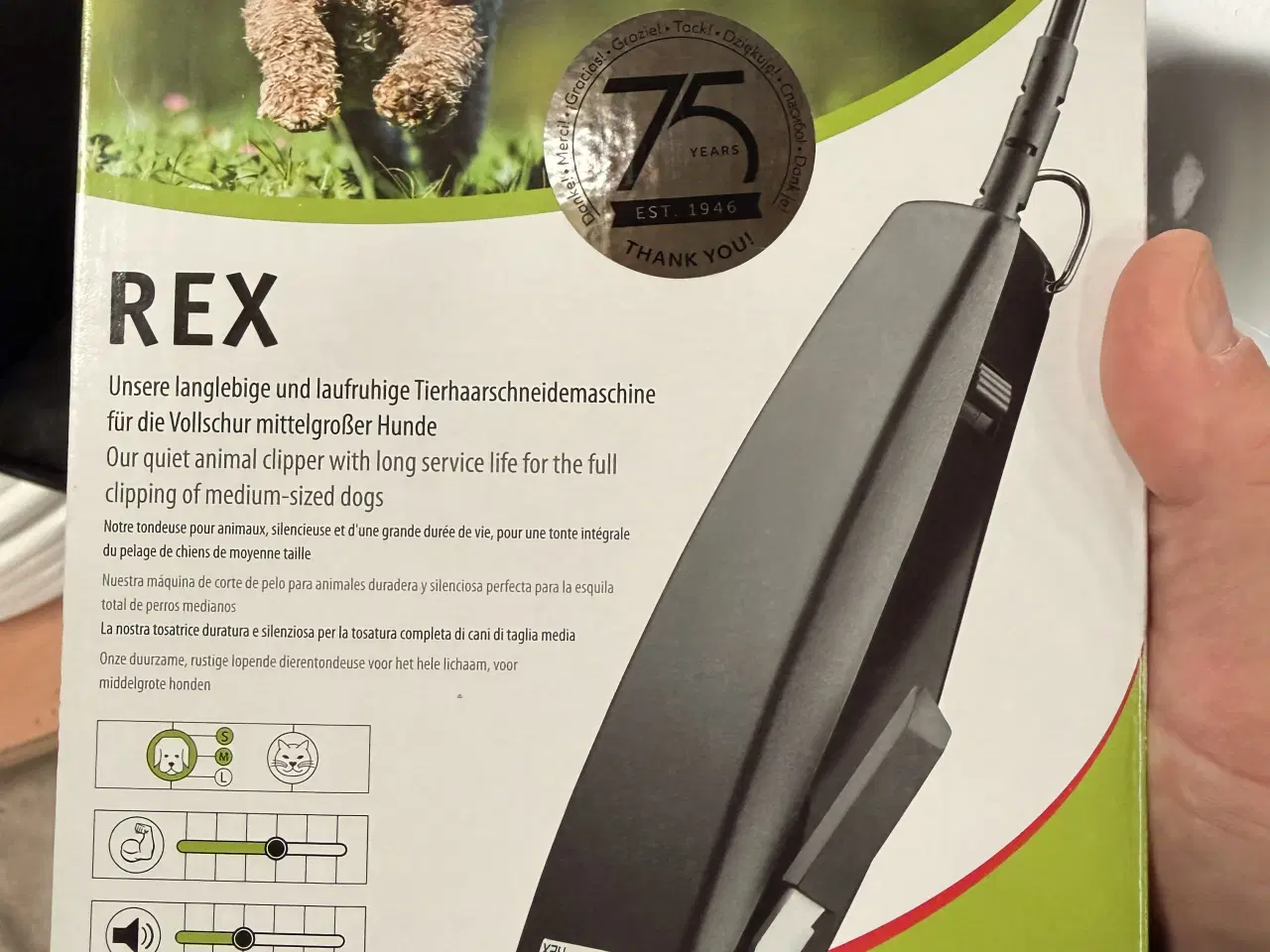 Billede 1 - Moser REX hunde klipper / trimmer