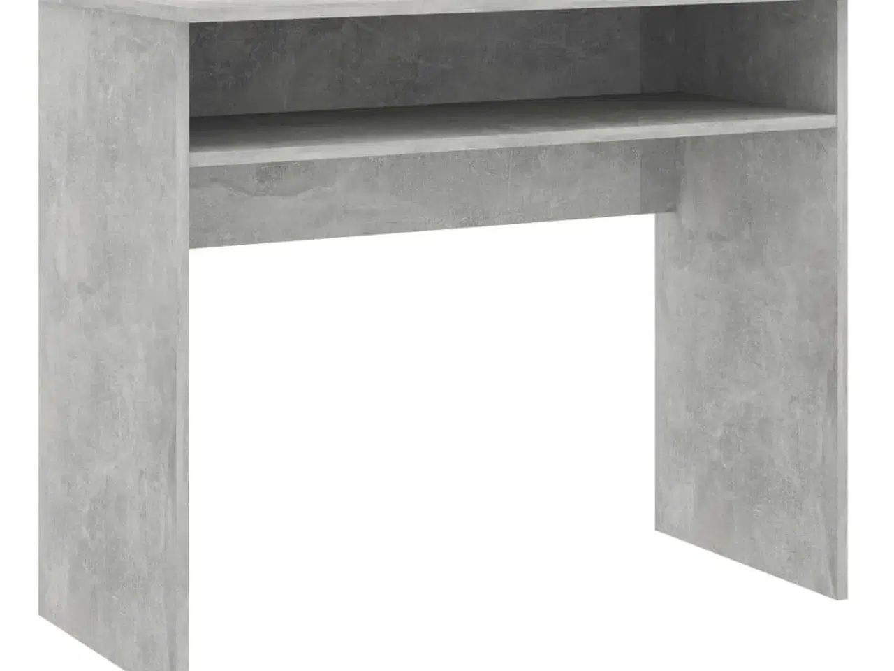 Billede 2 - Skrivebord 90x50x74 cm konstrueret træ betongrå